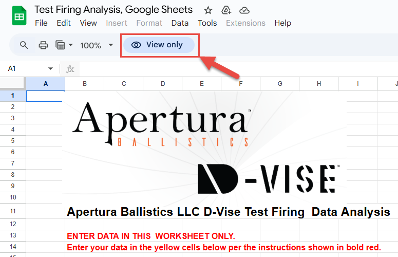 google sheets instructions 1