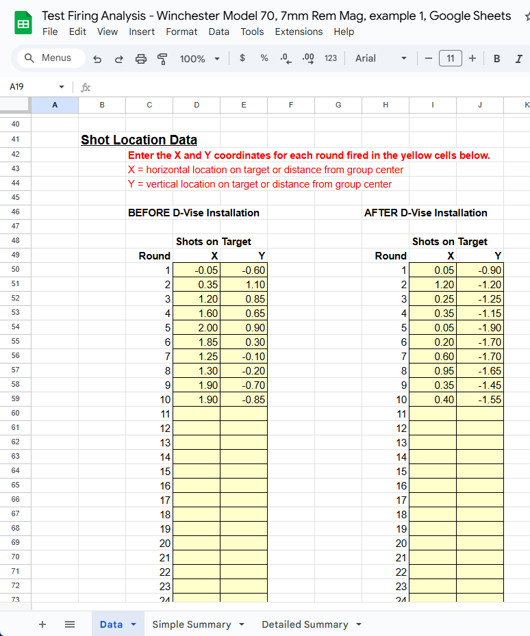 google sheets instructions 4