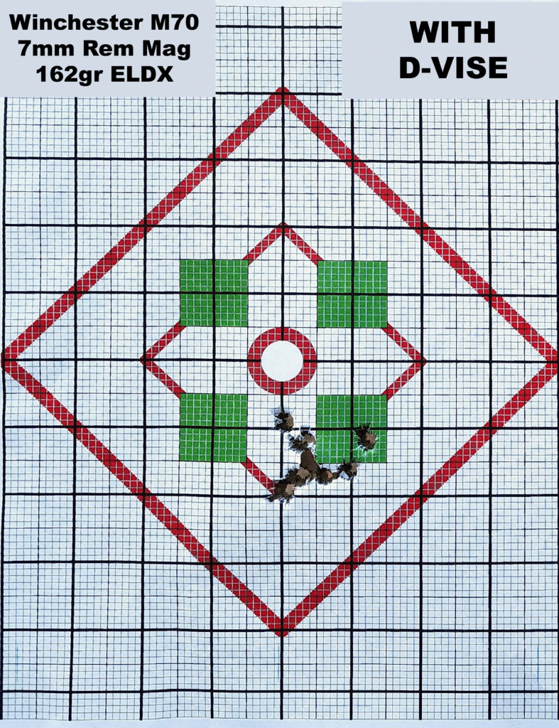 winchester m70 with d vise